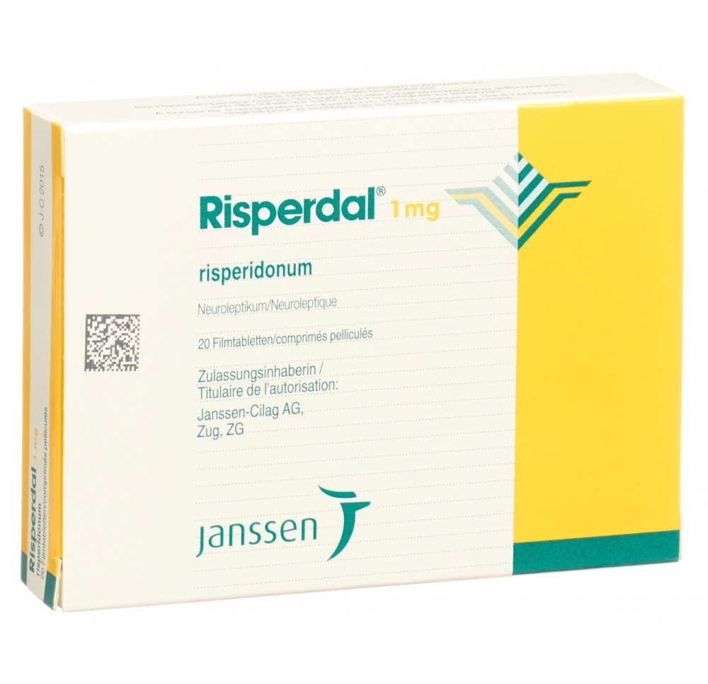 RISPERDAL cpr pell 1 mg 20 pce