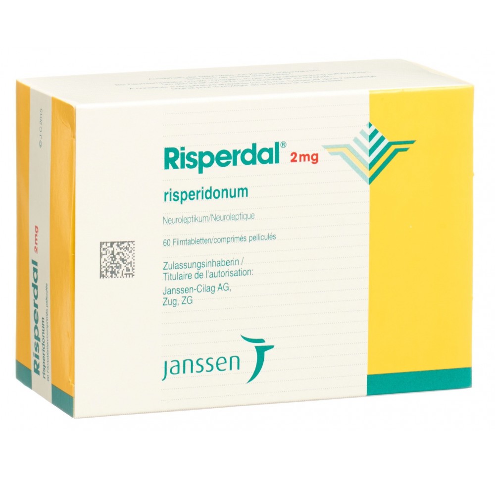 RISPERDAL cpr pell 2 mg 60 pce