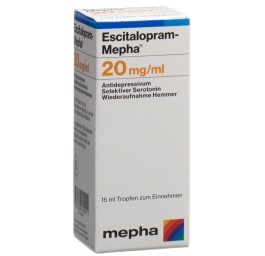 ESCITALOPRAM Mepha gouttes 20 mg/ml fl 15 ml