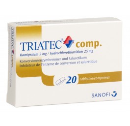 TRIATEC comp cpr 5/25 mg 20 pce