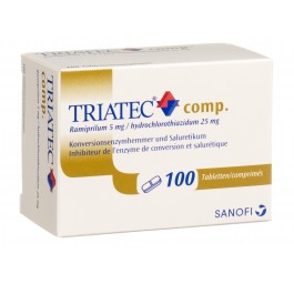 TRIATEC comp cpr 5/25 mg 100 pce