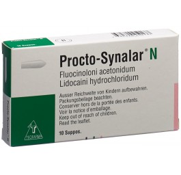 PROCTO SYNALAR N supp 10 pce