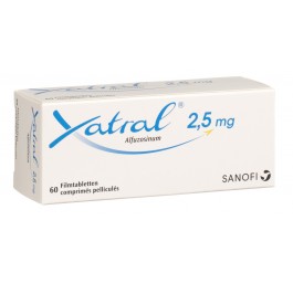 XATRAL cpr pell 2.5 mg 60 pce