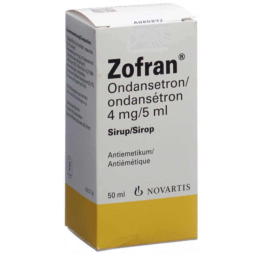 ZOFRAN sirop 4 mg/5ml fl 50 ml