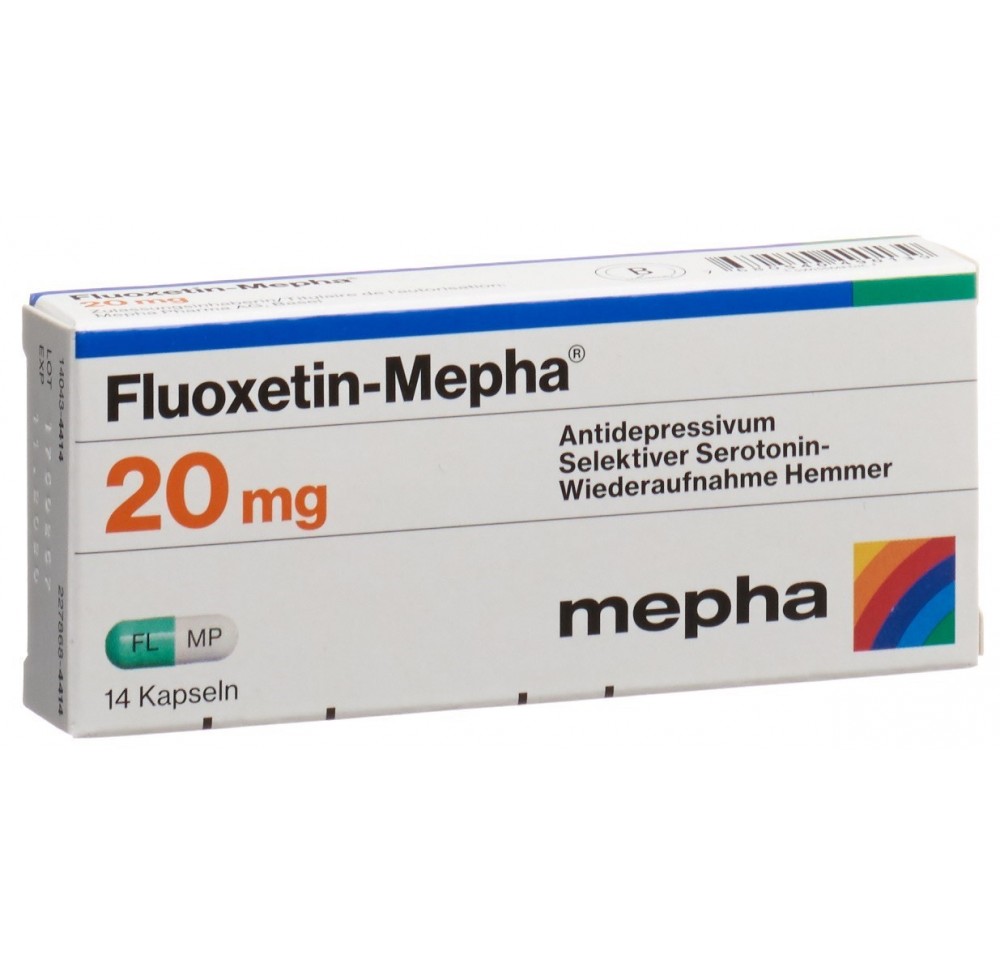 FLUOXETIN Mepha caps 20 mg 14 pce