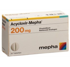 ACYCLOVIR Mepha cpr 200 mg 25 pce