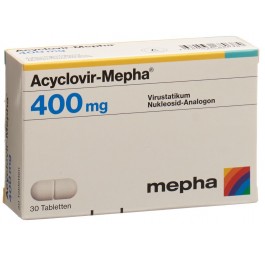 ACYCLOVIR Mepha cpr 400 mg 30 pce