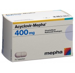 ACYCLOVIR Mepha cpr 400 mg 70 pce