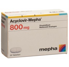 ACYCLOVIR Mepha cpr 800 mg 35 pce