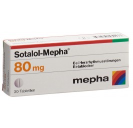 SOTALOL Mepha cpr 80 mg 30 pce