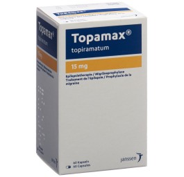 TOPAMAX caps 15 mg bte 60 pce