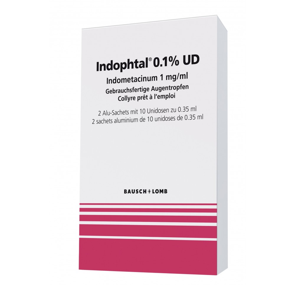 INDOPHTAL UD gtt opht 0.1 % 20 monodos 0.35 ml