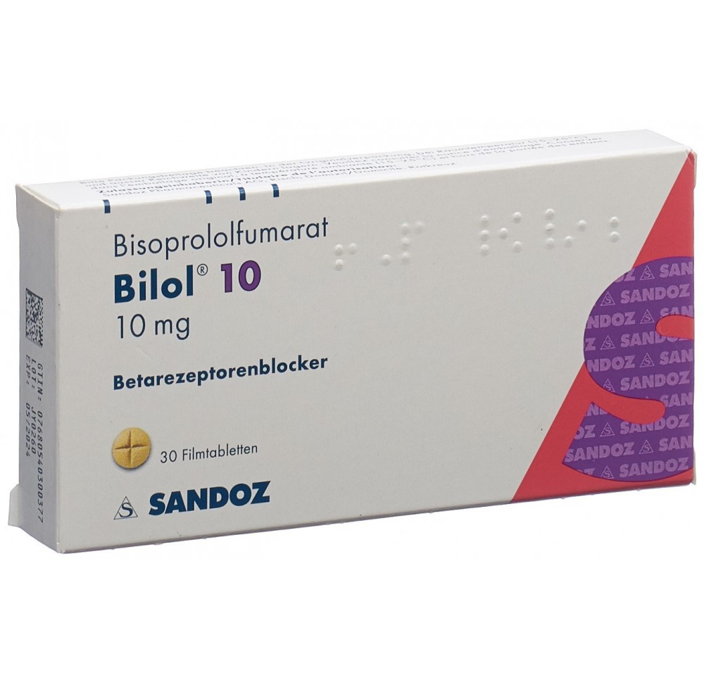 BILOL cpr pell 10 mg 30 pce