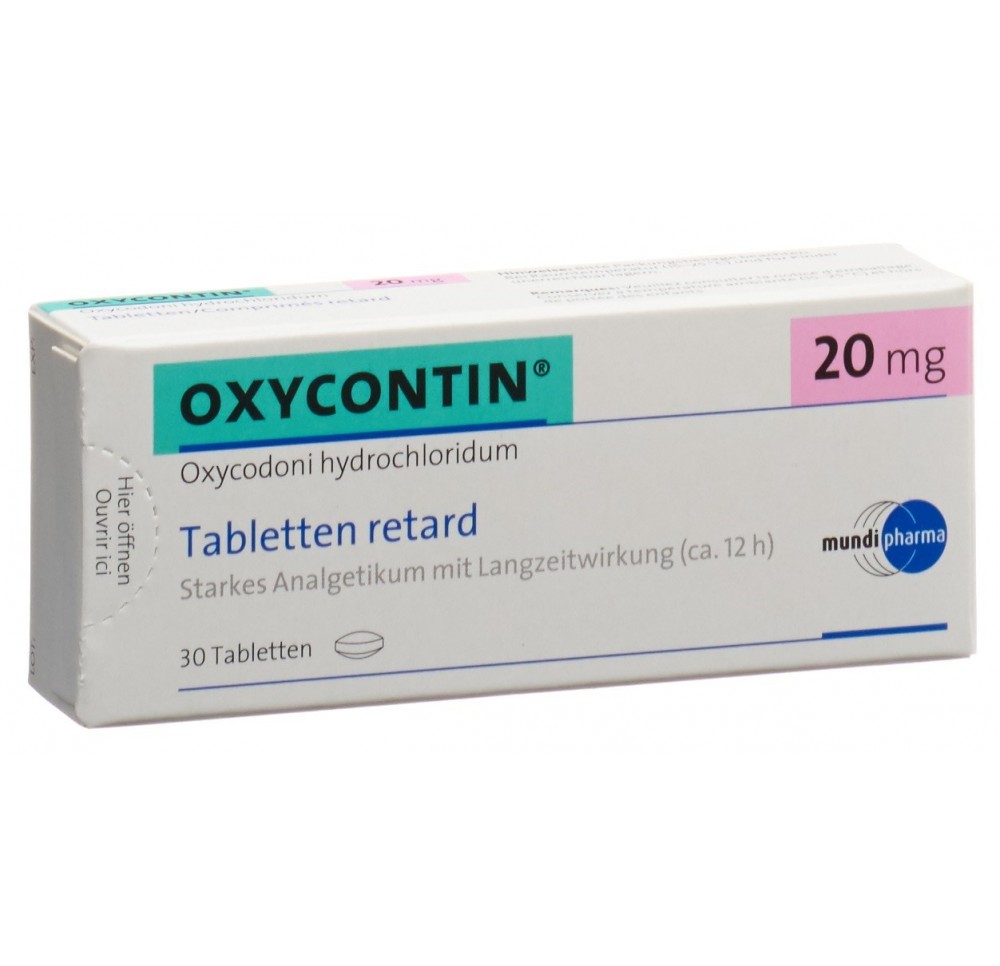 OXYCONTIN cpr ret 20 mg 30 pce