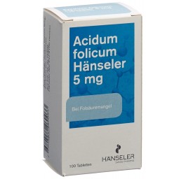 ACIDUM FOLICUM Hänseler cpr 5 mg 100 pce