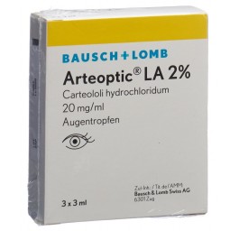 ARTEOPTIC LA gtt opht 2 % 3 fl 3 ml