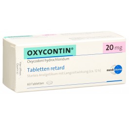 OXYCONTIN cpr ret 20 mg 60 pce