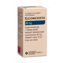 CONCERTA cpr ret 36 mg fl 30 pce