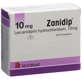 ZANIDIP cpr pell 10 mg 98 pce