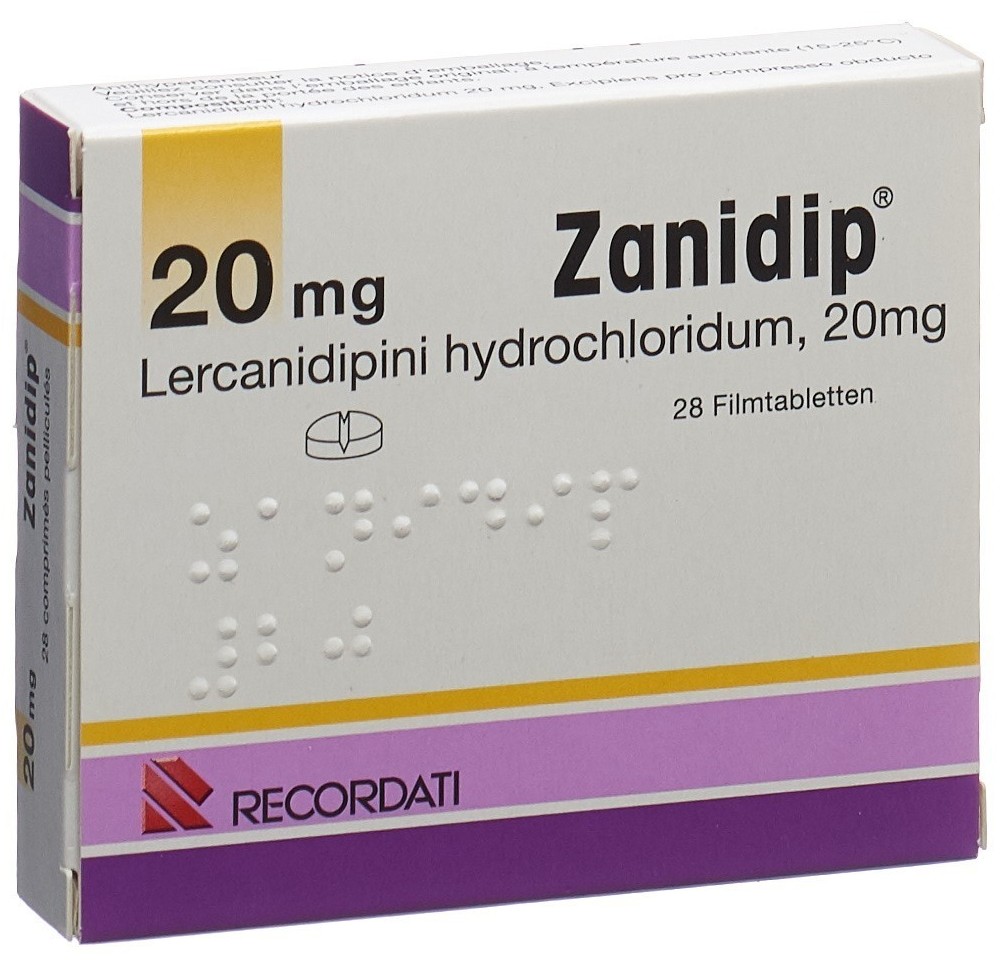 ZANIDIP cpr pell 20 mg 28 pce