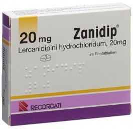 ZANIDIP cpr pell 20 mg 28 pce