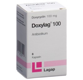 DOXYLAG caps 100 mg bte 8 pce