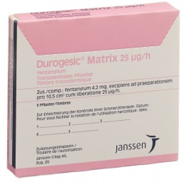 DUROGESIC patch mat 25 mcg/h sach 5 pce