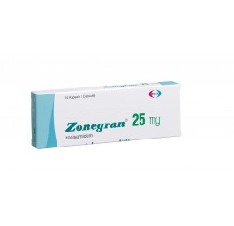 ZONEGRAN caps 25 mg 14 pce