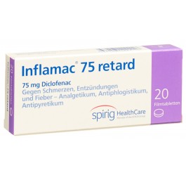 INFLAMAC retard cpr pell ret 75 mg 20 pce