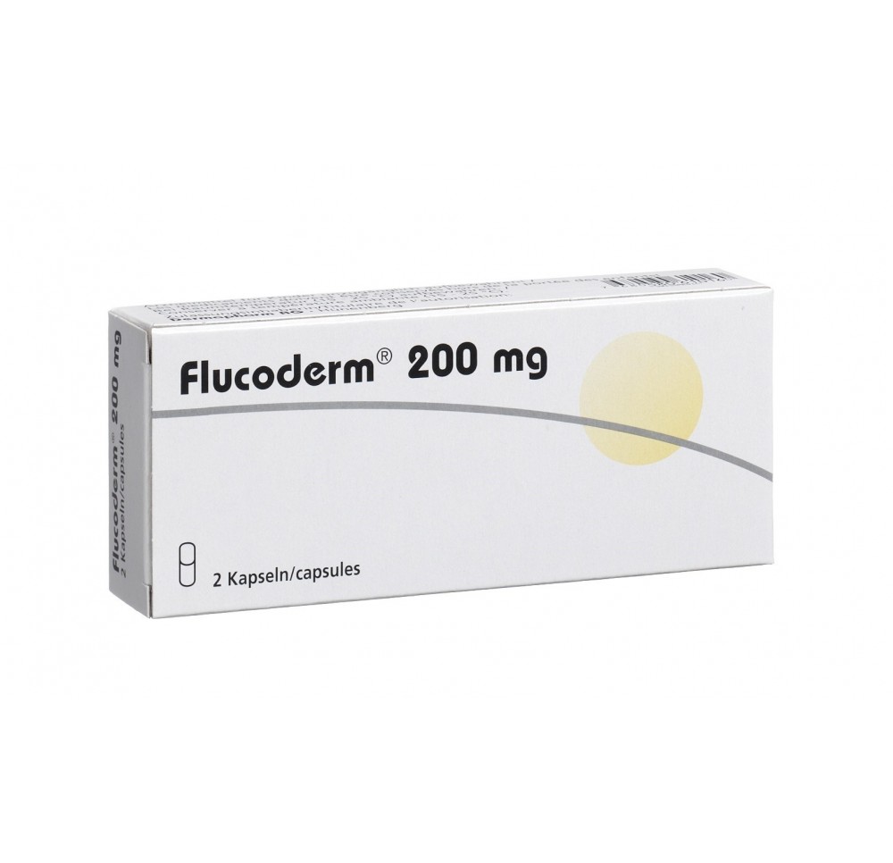 FLUCODERM caps 200 mg 2 pce