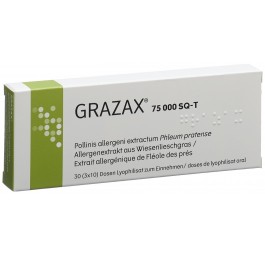 GRAZAX Lyophilisat oral 75000 SQ-T 30 x 1 dos