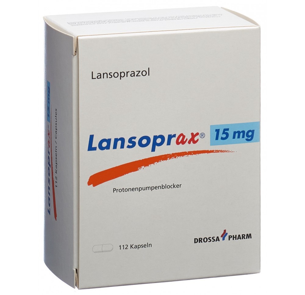 LANSOPRAX caps 15 mg 112 pce