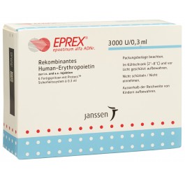 EPREX 3000 UI/0.3ml (Protecs) 6 ser pré 0.3 ml