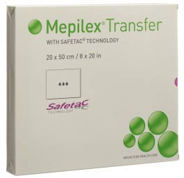 MEPILEX Transfer Safetac pan vul 20x50cm sil 4 pce