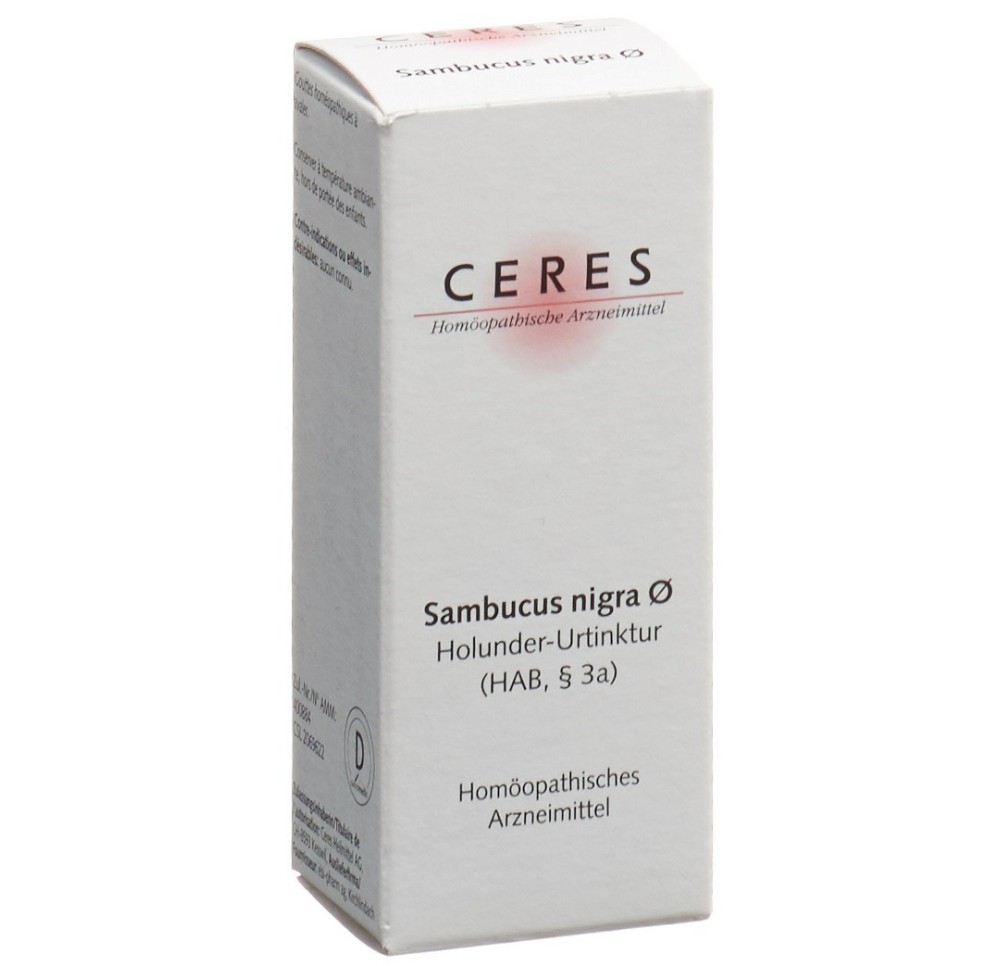 CERES sambucus nigra teint mère fl 20 ml