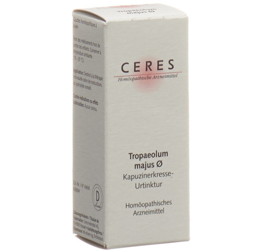 CERES tropaeolum majus teint mère fl 20 ml