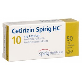 CETIRIZINE Spirig HC cpr pell 10 mg blist 50 pce