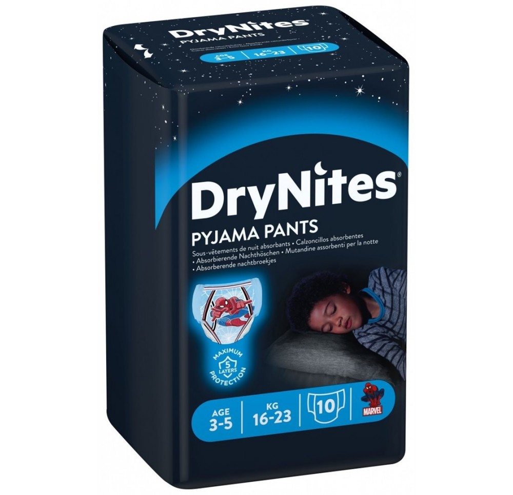 HUGGIES DRYNITES couches nuit boy 3-5ans 10 pce