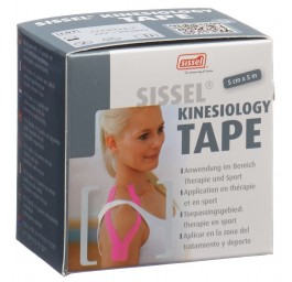 SISSEL Kinesiology tape 5cmx5m pink