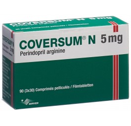 COVERSUM N cpr pell 5 mg bte 90 pce