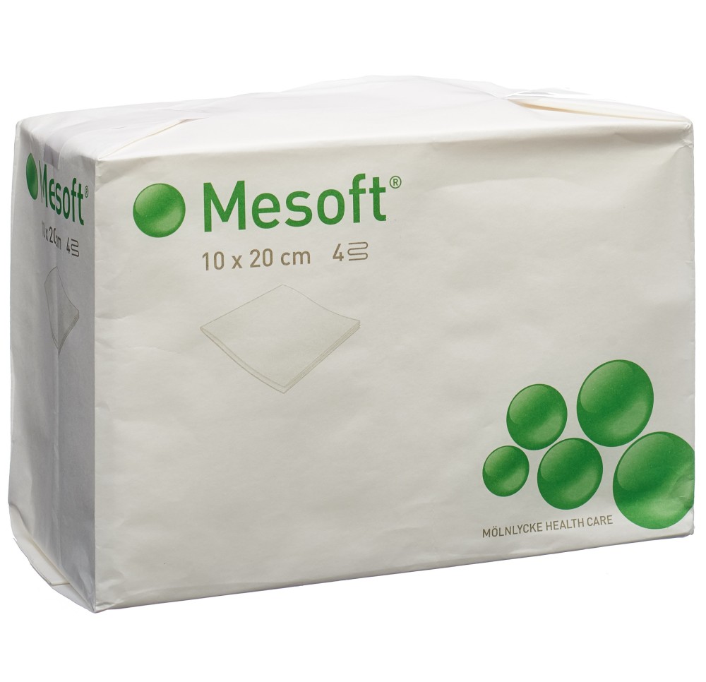 MESOFT NW compresses 10x20cm n st 100 pce