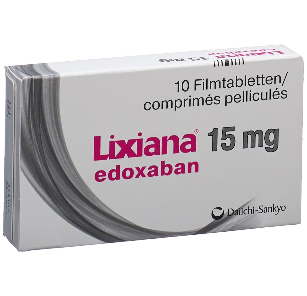 LIXIANA cpr pell 15 mg 10 pce LIXIANA cpr pell 15 mg 10 pce