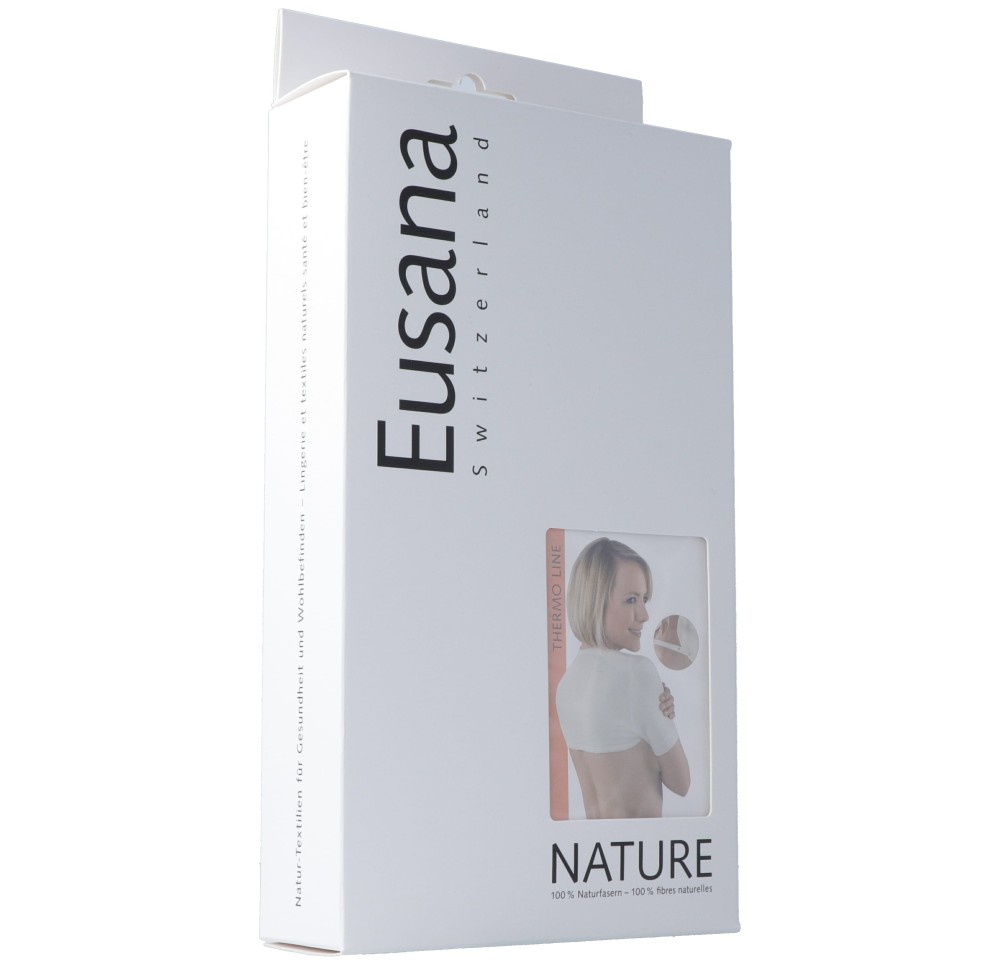 EUSANA chauffe-épaules XL ivoire bande antiglisse EUSANA chauffe-épaules XL ivoire bande antiglisse