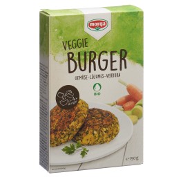 MORGA Burger aux légumes bio bourgeon 150 g
