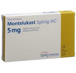 MONTELUKAST Spirig HC cpr croquer 5 mg 28 pce