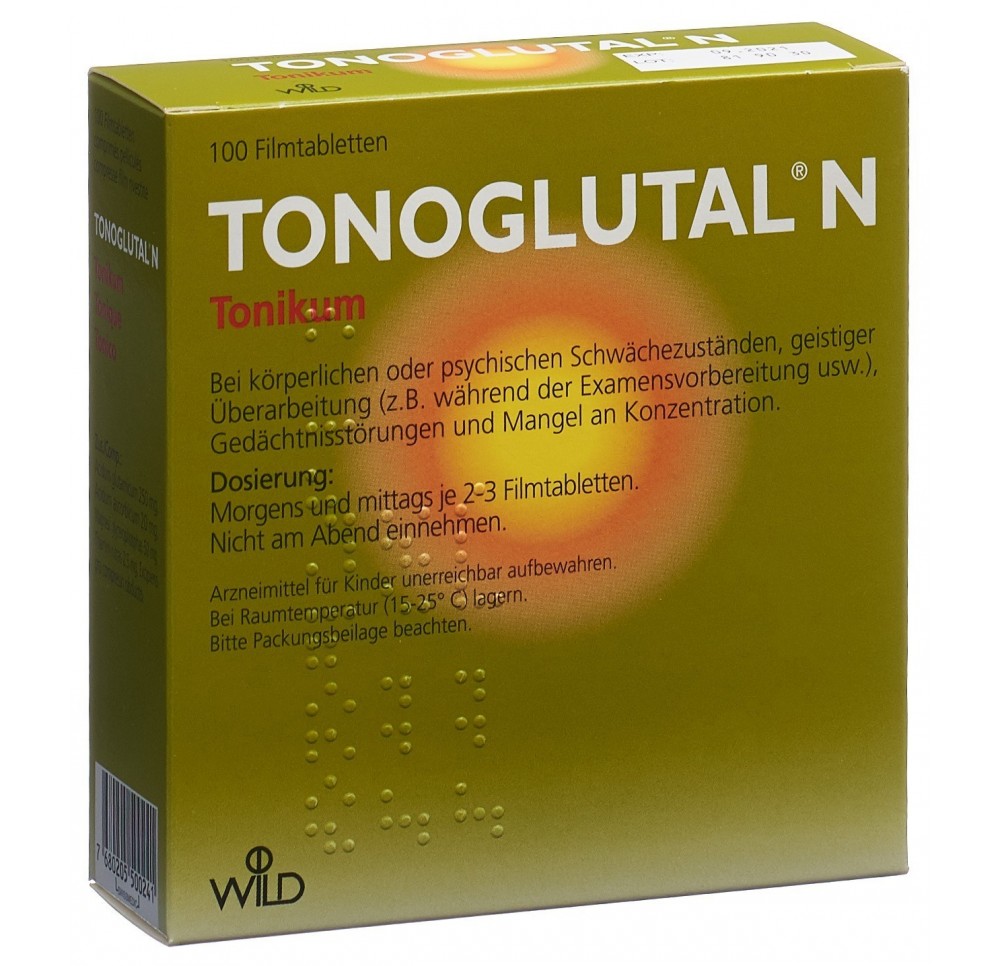 TONOGLUTAL N cpr pell 100 pce