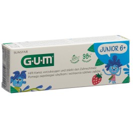 GUM Junior dentifrice dès 6+ans fraise 50 ml