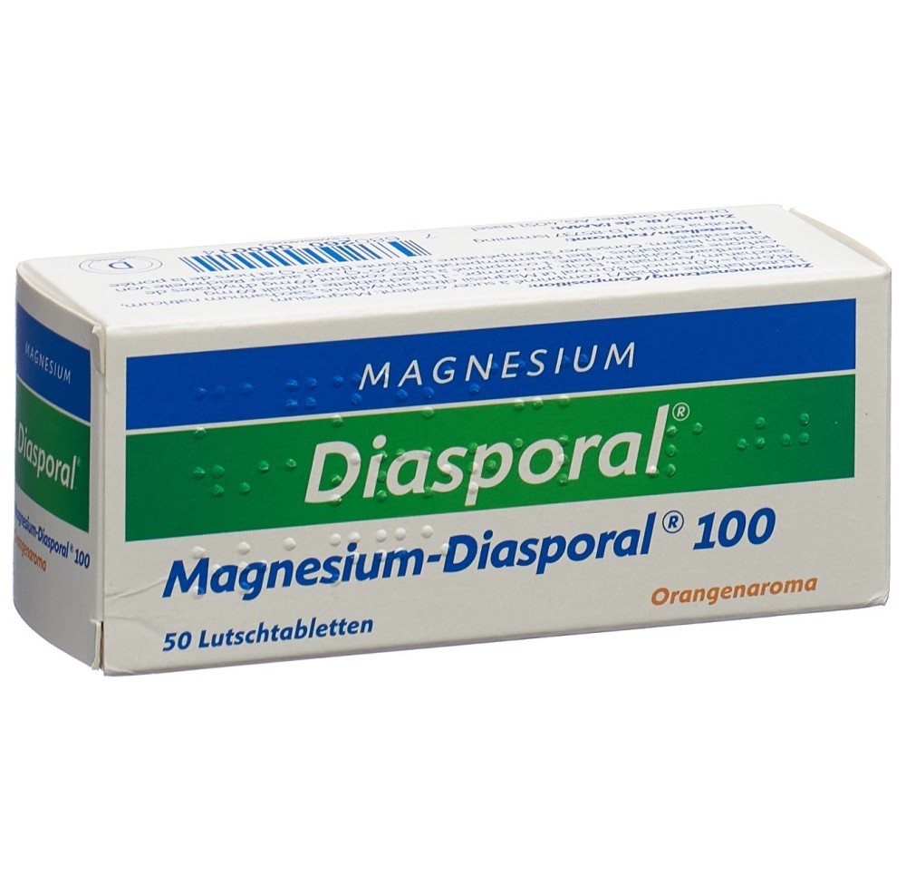 MAGNESIUM DIASPORAL cpr sucer 100 mg 50 pce MAGNESIUM DIASPORAL cpr sucer 100 mg 50 pce