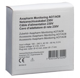 AXAPHARM AO7/AO8 câble d'alimentation 230V