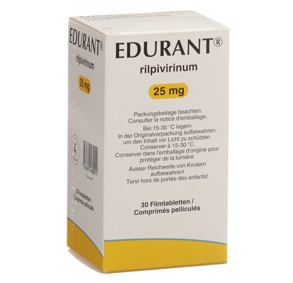 EDURANT cpr pell 25 mg bte 30 pce